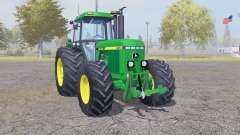 John Deere 4455 double wheels para Farming Simulator 2013