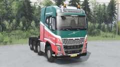 Volvo FH16 750 8x4 tractor Globetrotter cab para Spin Tires