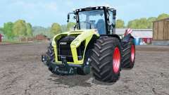 Claas Xerion 4000 Trac VC double wheels para Farming Simulator 2015