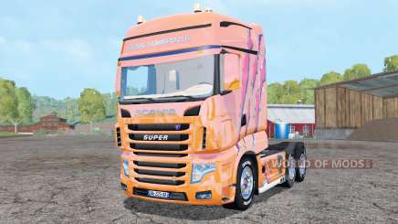 Scania R700 Evo Cedric Transports Edition para Farming Simulator 2015