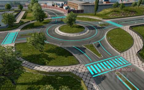 Roadways Luminous para Euro Truck Simulator 2