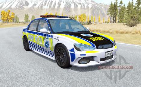 Hirochi Sunburst Australian Police para BeamNG Drive