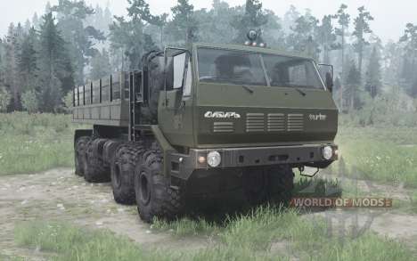 KrAZ 7Э6316 Sibéria para Spintires MudRunner