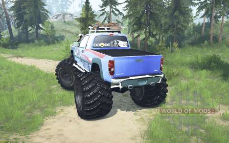 Chevrolet Colorado monster truck para Spintires MudRunner