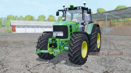 A John Deere 7530 Premium frente loadeᶉ para Farming Simulator 2015