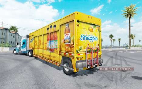 Semi-reboque para o transporte de bebidas Mickey para American Truck Simulator