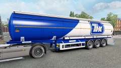 Semi-reboque-tanque para Euro Truck Simulator 2