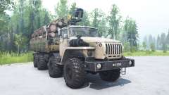 Ural 6614 cor bege para MudRunner
