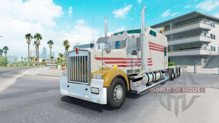 Kenworth W900B long grayish yellow para American Truck Simulator
