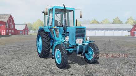 MTZ 80 Bielorrússia cor azul brilhante para Farming Simulator 2013