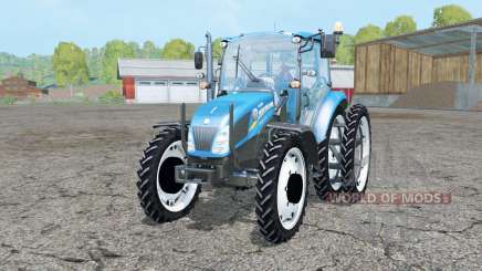 New Holland T4.55 pure cyan para Farming Simulator 2015