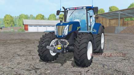 New Holland T7.270 dark blue para Farming Simulator 2015