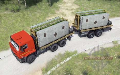 KamAZ-6522 para Spintires MudRunner