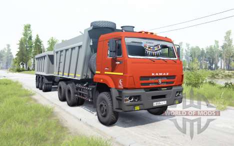 KamAZ-6522 para Spintires MudRunner