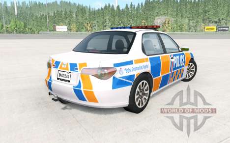 Hirochi Sunburst New Zealand Police para BeamNG Drive
