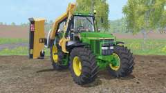 John Deere 7810 with municipal mower para Farming Simulator 2015