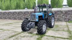 MTZ-1221 Bielorrússia cor azul brilhante para Farming Simulator 2017