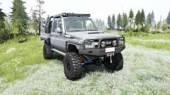 Toyota Land Cruiser Double cab chassis J79 2012 para MudRunner