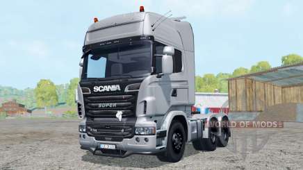 Scania R730 V8 Topline 6x6 para Farming Simulator 2015