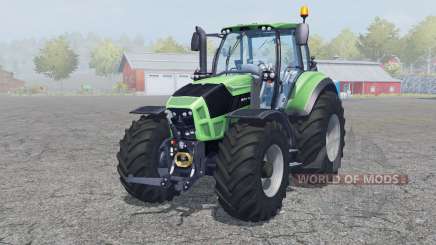 Deutz-Fahr Agrotron 7250 TTV front loader para Farming Simulator 2013