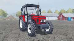 Zetor 7340 tractor red para Farming Simulator 2013