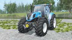 New Holland T7.240 spanish sky blue para Farming Simulator 2015