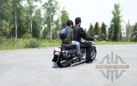 Harley-Davidson FLSTF Fat Boy para Spintires MudRunner