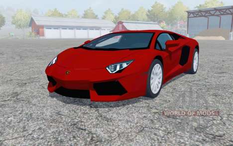Lamborghini Aventador para Farming Simulator 2013