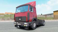 MAZ-54323 de cor vermelho brilhante para Euro Truck Simulator 2