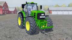 A John Deere 7530 Premium frente loadeᶉ para Farming Simulator 2013