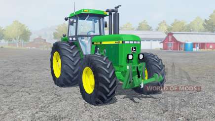 John Deere 4455 dark pastel green para Farming Simulator 2013