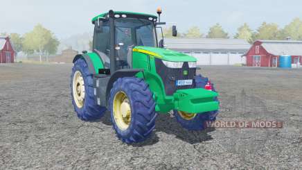 John Deere 7280R caribbean green para Farming Simulator 2013