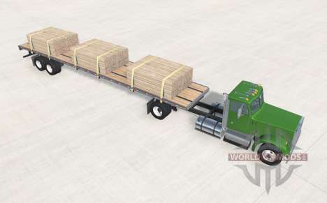 Gavril T-Series with trailer para BeamNG Drive