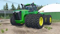 John Deere 9620R triple wheels para Farming Simulator 2015