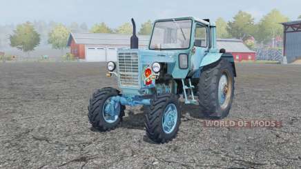 MTZ-80, a Bielorrússia é moderadamente cor azul para Farming Simulator 2013