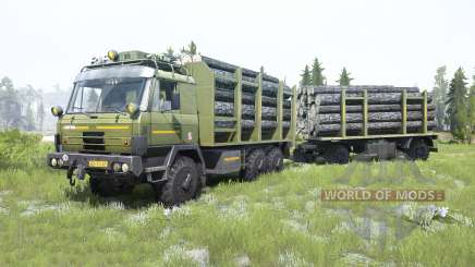Tatra T815 VVN 20.235 6x6 moss green para MudRunner