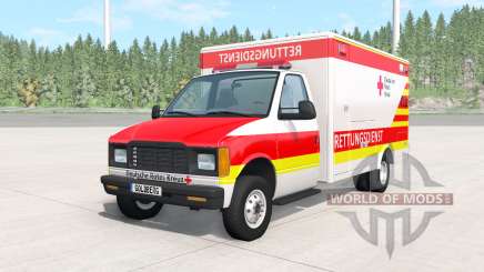 Gavril H-Series German Ambulance v1.1 para BeamNG Drive