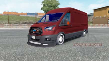 Ford Transit Jumbo Van para Euro Truck Simulator 2
