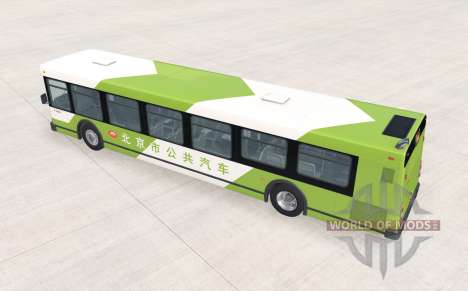 Wentward DT40L Green Beijing Bus para BeamNG Drive