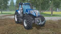 New Holland T8.320  lowering tire pressure para Farming Simulator 2015