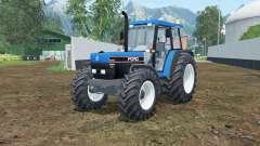 Ford 7840 rich electric blue para Farming Simulator 2015