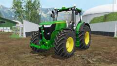John Deere 7310R vivid malachite para Farming Simulator 2015