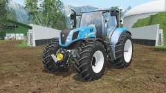 New Holland T7.240  spanish sky blue para Farming Simulator 2015