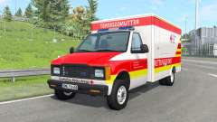 Gavril H-Series German Ambulance v1.4 para BeamNG Drive