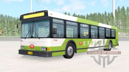 Wentward DT40L Green Beijing Bus para BeamNG Drive