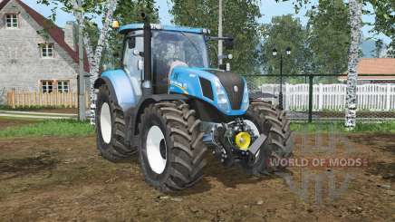 A New Holland T7.240 espanhol céu blꭒᶒ para Farming Simulator 2015