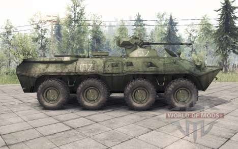 O BTR-82A para Spin Tires