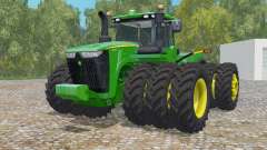 A John Deere 9620R triplo wheelȿ para Farming Simulator 2015