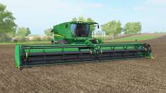 A John Deere S690i pantone greeꞑ para Farming Simulator 2017