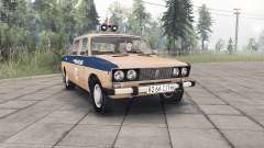 VAZ-2106 Lada Polícia União Soviética para Spin Tires